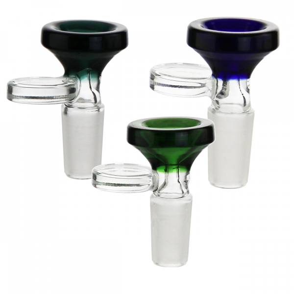 BILLY MATE Solid Green Cone Piece - 14mm