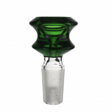 Load image into Gallery viewer, BILLY MATE Solid Double Ring Colored Glass Cone Piece – 14mm
