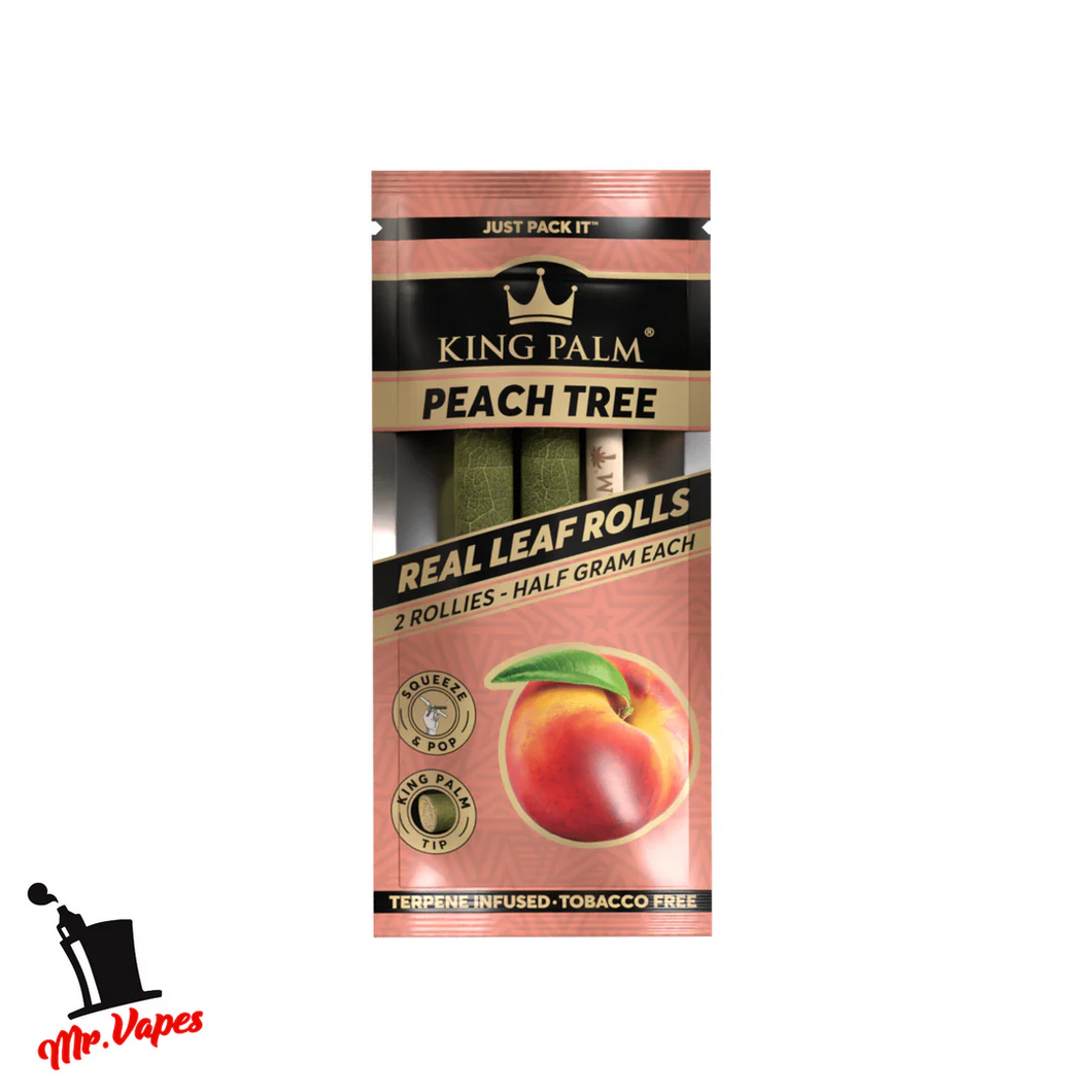 KING PALM Peach Tree Minis - 2 Pack