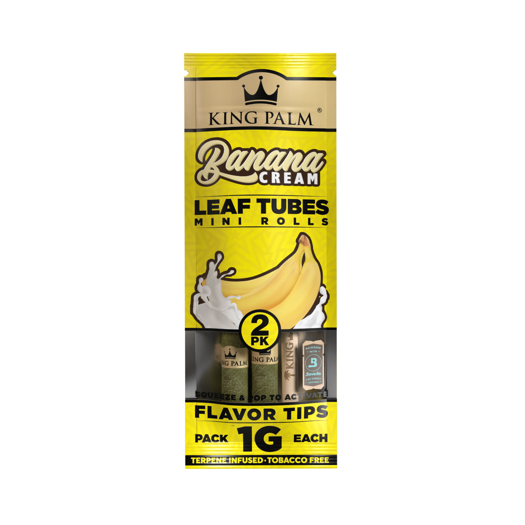 KING PALM Banana Cream Minis - 2 Pack