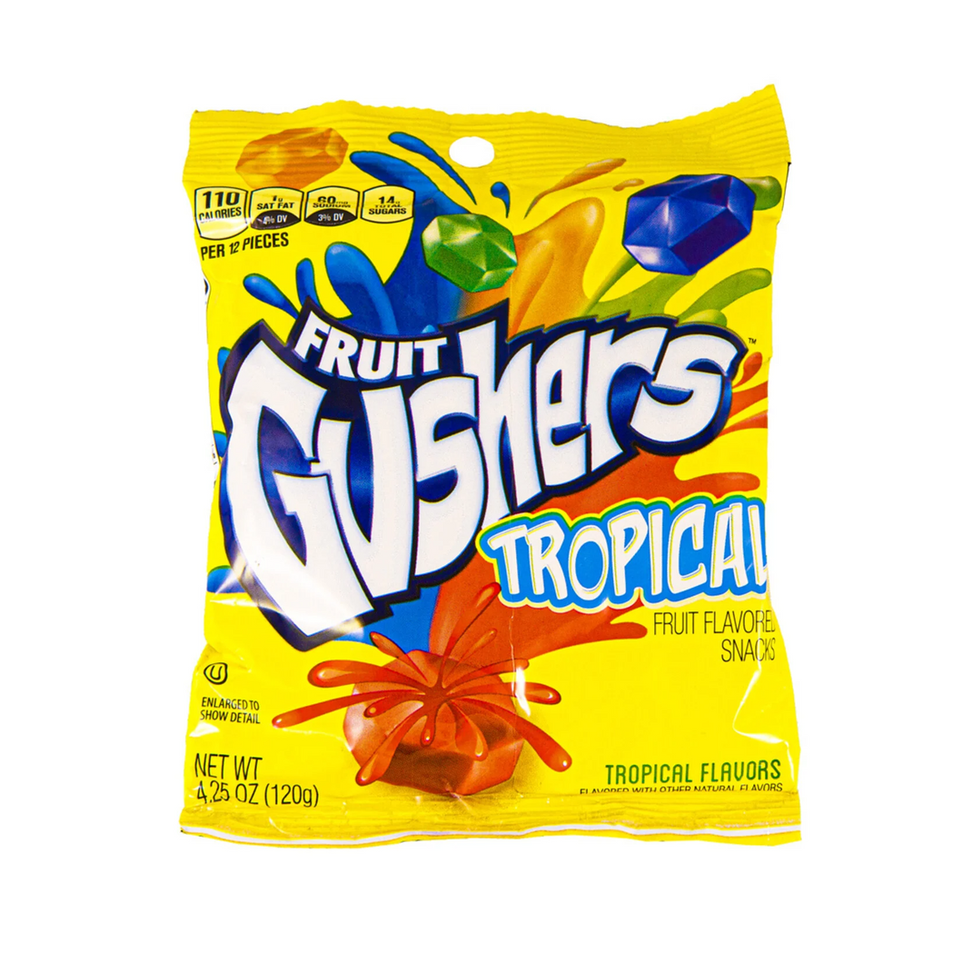FRUIT GUSHERS Tropical Flavors - 120g